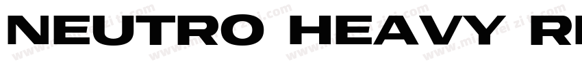 Neutro Heavy Regular字体转换